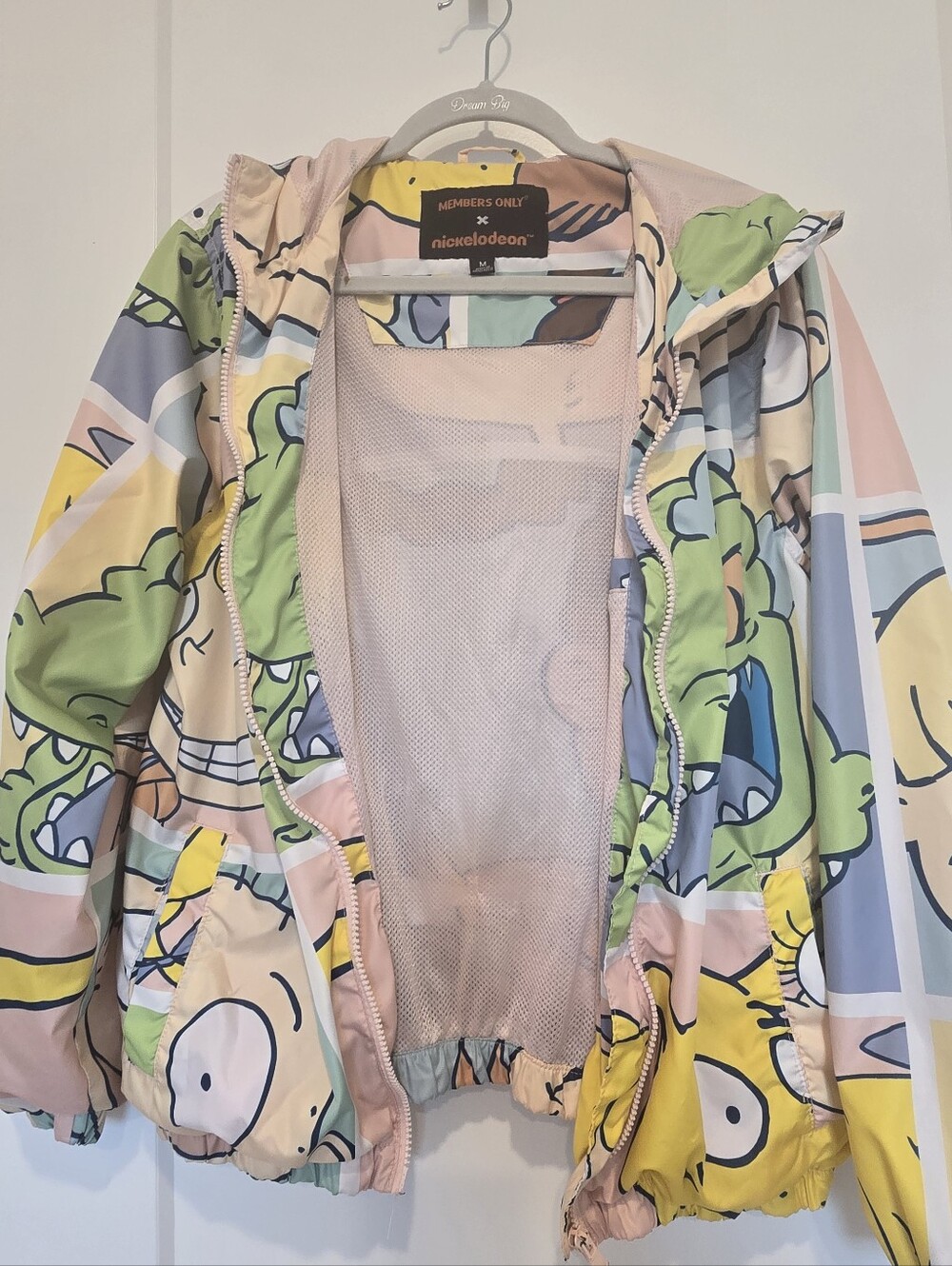 Nickelodeon Rugrats X Members Only Pastel Jacket With Hood - Picture 2 of 7